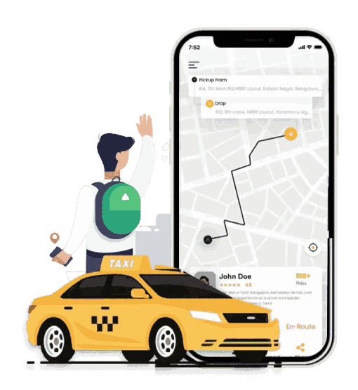 Rental taxi booking app - Astonishing online rental taxi booking app 