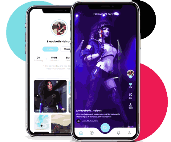 TikTok Clone App Trendy Video creating and sharing app